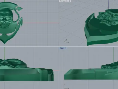 Skull 5 3D print model