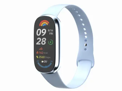 Xiaomi Smart Band 9 Blue 3D model