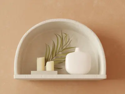 ISOBEL WALL SHELVES 3D model