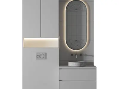 Luxury Bathroom 202 3D model