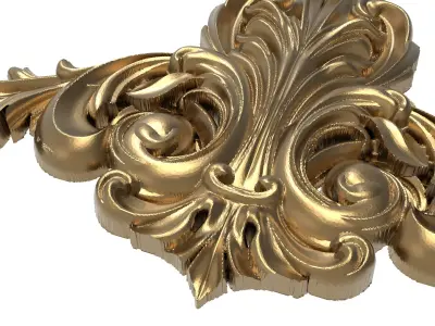 decorative pattern ready for 3D printing 3D model 26