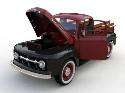 M-1 SERIES PICKUP 1951 3D model