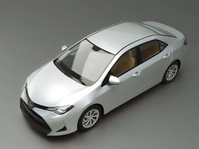 Toyota Corolla LE 2019 3D model