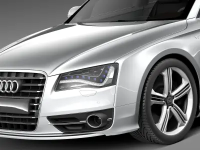 Audi S8 2013 3D model