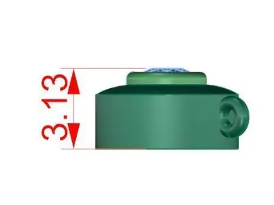 messika Gold Move Uno Yellow Gold Diamond Necklace 3D print model