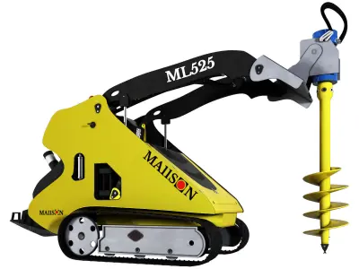 Ml525 Mini Track Loader 3D model