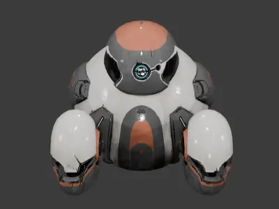Robot 3D model 8
