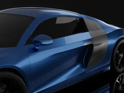 Audi R8 V10 2008-2012 3D model