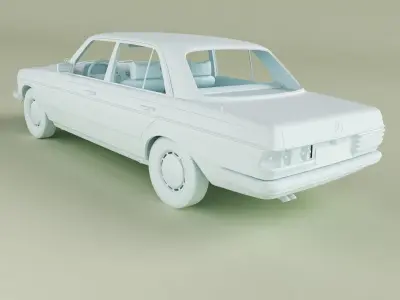 Mercedes-Benz W123 Sedan 3D model