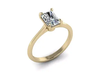 Engagment Jewelry Ring 214 3D print model