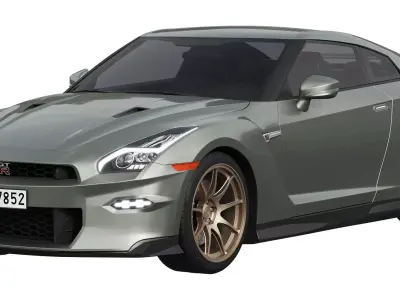 Nissan GT-R 2024 3D model