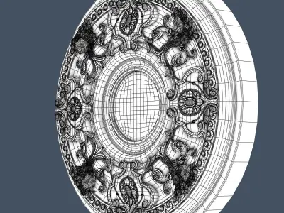 Ceiling Medallion 3D model order