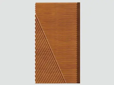 panel for CNC wood carving   3D model