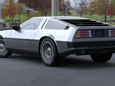 DMC-12 Delorean 3D model