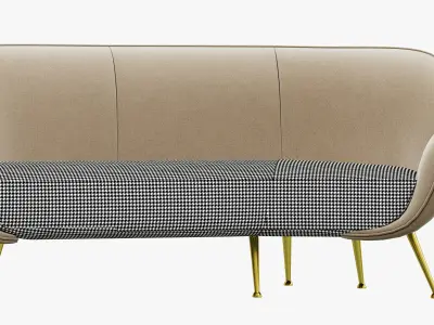 Baxter Mio Sofa 3D model