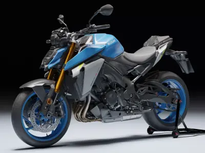 Suzuki GSX S 1000 2021 Low-poly 3D model