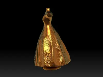 CANDLE MOLD BRIDE AND GROOM STATUE SHELF ART 3D print model