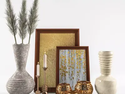 Decorative set 005 3D model