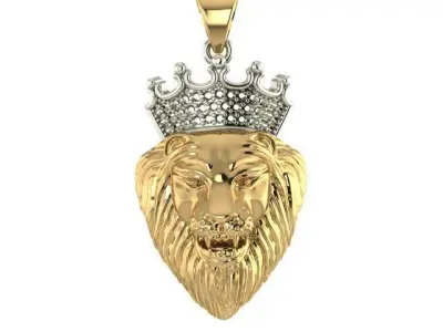 pendant Lion king 3D print model
