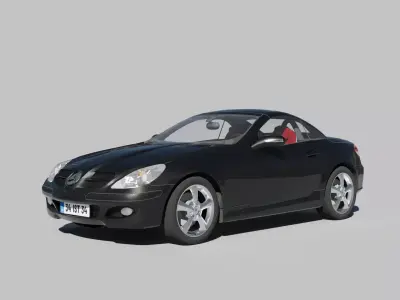 Mercedes-Benz SLK 200 3d Model 3D model
