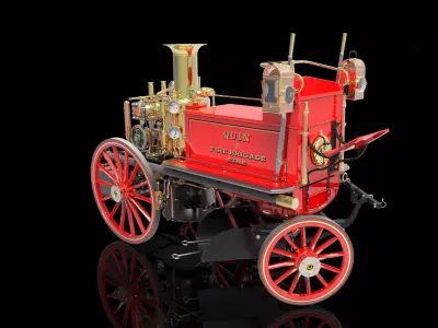 SHAND MASON STEAM POWERED FIRE ENGINE 3D print model
