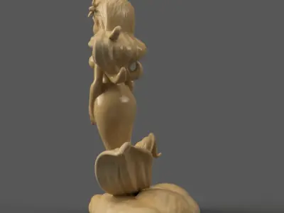 Cute Mermaid 3D Design 3D print model