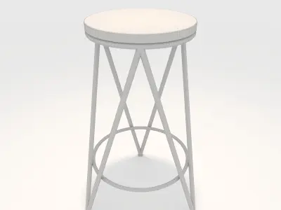 Bar Stool 3 3D model purchase