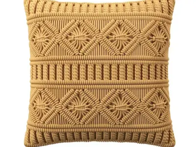 Cushions Mudanya Cotton Geometric Pattern 3D model