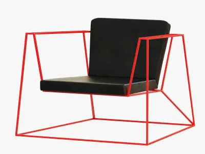 Home Ideas Supply Heavy metall Armchair 3D model