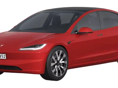 Tesla Model 3 2024 3D model
