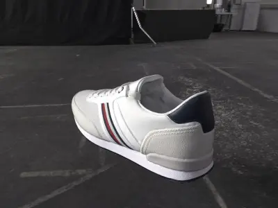 White Sneaker 3D model
