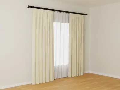 Curtains 06 collection 1 3D model