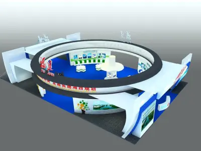 Exhibition - Area - 34X23-3DMAX2009-06 3D model