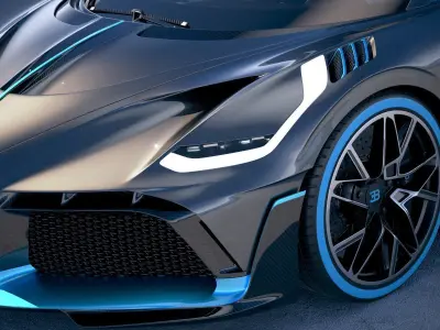 Bugatti Divo 2019 3D model