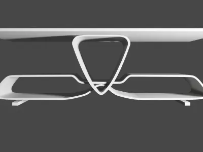 Alfa Romeo design coffe table Free 3D model