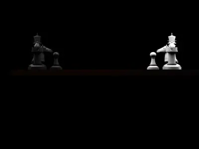 Chess Set Free Free low-poly 3D model