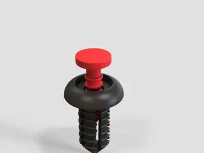 Push Retainer Blind Rivet 3D print model