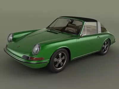 Porsche 911 Targa 3D model