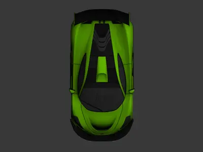 cartoon car vehicle 3d game ready model Low-poly 3D model-009 Low-poly 3D model