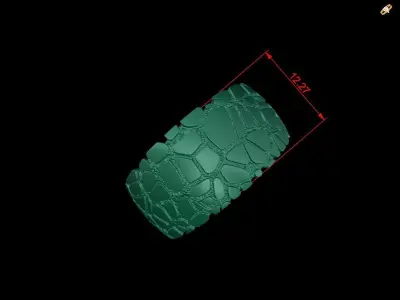 Gold rings NN088 3D print model