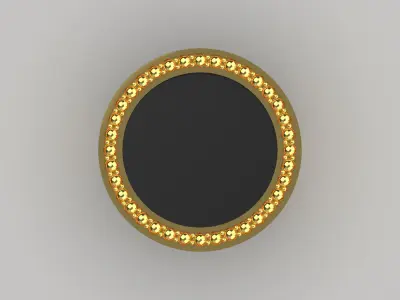 gemstone man gold ring mr0103 3D print model