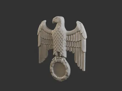 WWII German Eagle B 3D print model