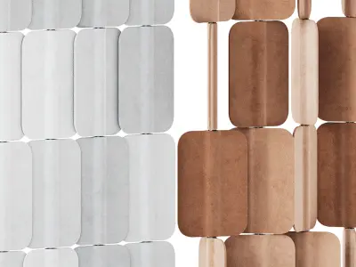 Patch PA 1215 Self Standing Acoustic Divider by True Design 3D model