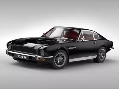 Aston Martin V8 1976 3D model