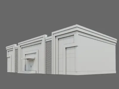 Office Building ID076 3D model