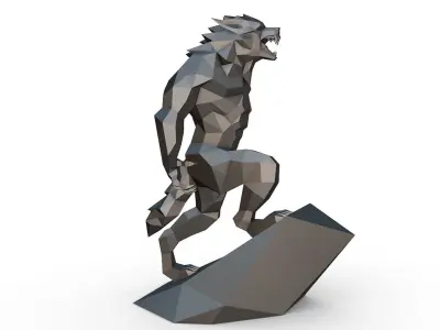Werewolf 3D print model