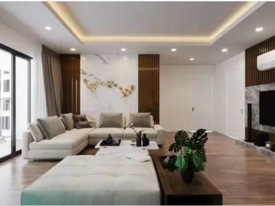 Livingroom and dining 3D model