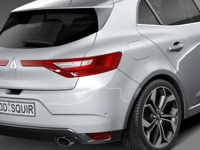 Renault Megane 2016 3D model