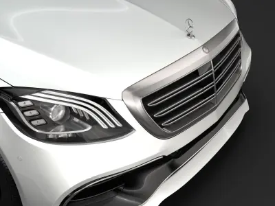 Mercedes AMG S 63 4MATIC W222 2018 3D model