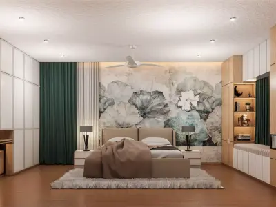Master Bedroom interior - 01 3D model